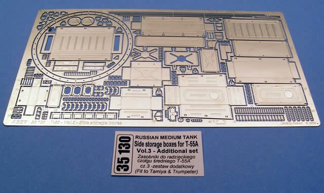 Caisses de rangement lateraux pour T-55A Russian medium tank