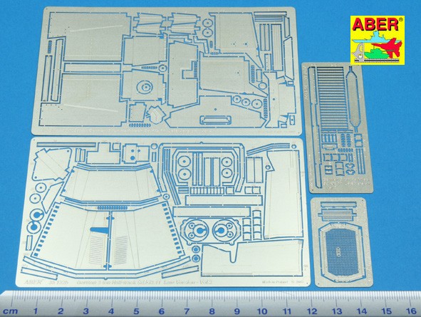 German 3 ton Half-track Sd.Kfz.11 - late version vol.2 additional set ailes et revetement moteur – Image 2