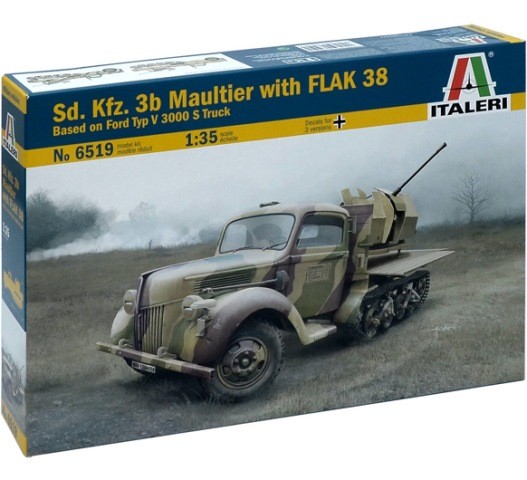 Kfz.3b Maultier with FLAK 38