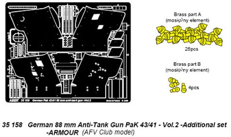 German 88mm Anti-Tank Gun PaK 43/41 volume 2 armour – Image 2