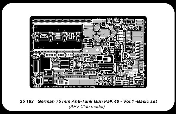 German 75mm Anti-tank Gun Pak 40 volume 1 basic set – Image 4