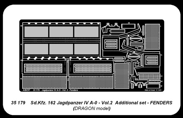 German tank destroyer Sd.Kfz.162 Jagdpanzer IV A-0 - vol. 2 - additional set ailes – Image 2