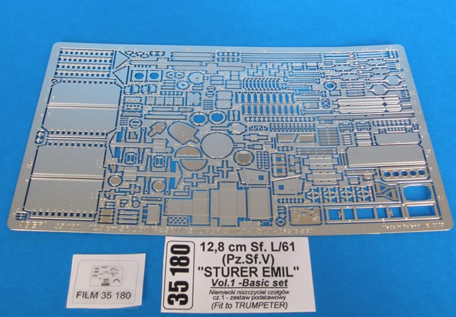 German tank destroyer 12,8 cm Sf. L/61 (Pz.Sf.V) ''Sturer Emil'' - vol.1 - basic set