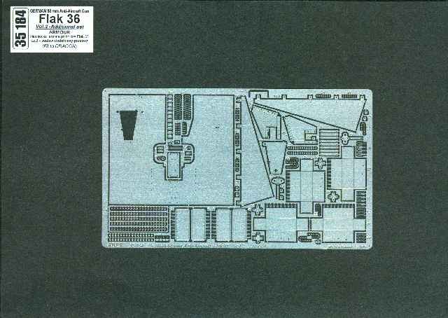 German anti tank gun FLAK 36 - vol.2 - additional set - armour
