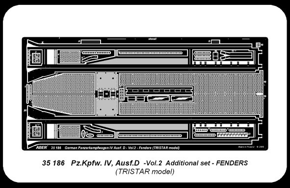 Fenders pour Pzkpfw IV Ausf D German medium tank – Image 4