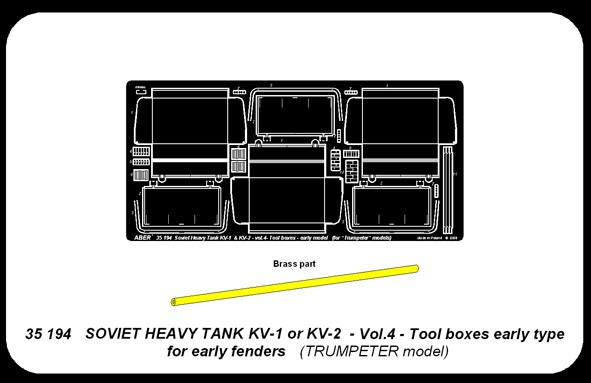 Soviet heavy tank KV-1 ou KV-2 Caisses a outils – Image 4