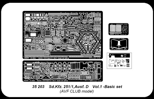 Armoured personnel carrier Sd.Kfz. 251/1 Ausf. D - vol.1 - basic set – Image 6