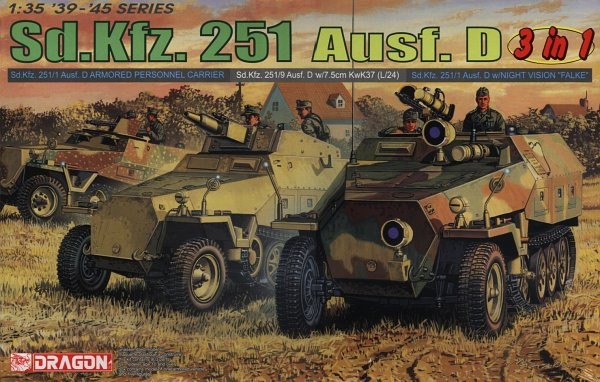 SdKfz 251 Ausf D Halftrack '3 in 1'