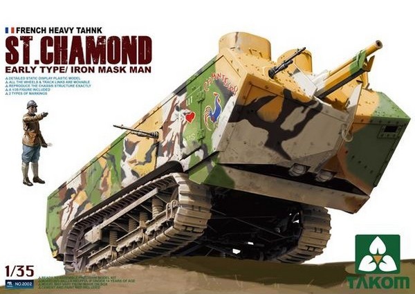 French Heavy Tank St.Chamond Early Type/Iron Mask Man