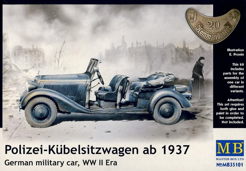 Polizei-Kübelsitzwagen ab 1937 German Military Car