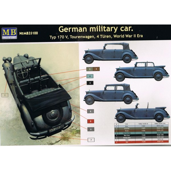 Typ 170V Tourenwagen 4 Türen WW II era – Image 2