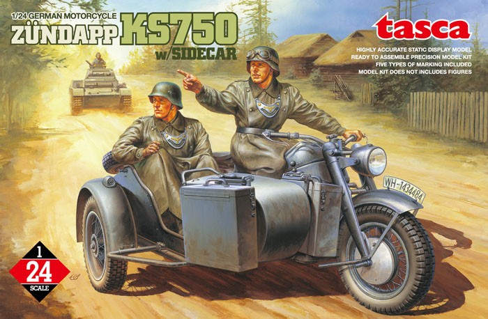 GERMAN MOTORCYCLE ZUNDAPP KS750 w/SIDECAR