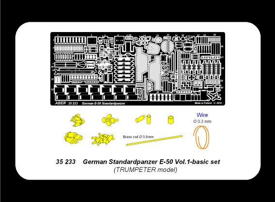 German Standardpanzer E-50 - vol. 1 - basic set – Image 4