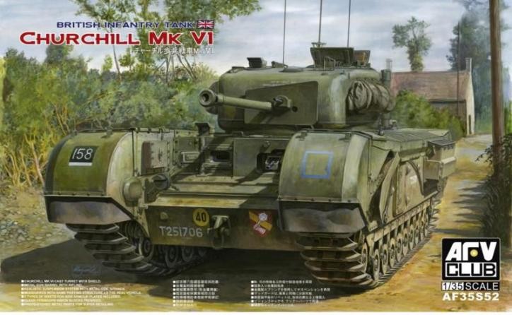 Churchill Mk.VI avec canon Ordnance QF 75 mm Mk.V