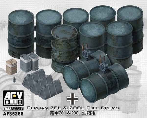 German 20L & 200L Fuel Drums