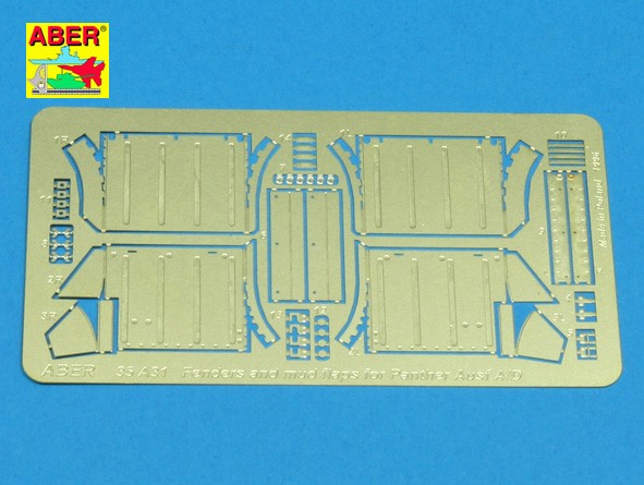 Front fenders pour Panther Ausf.A/D
