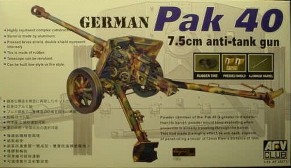 German Pak 40 7.5cm Anti-Tank Gun