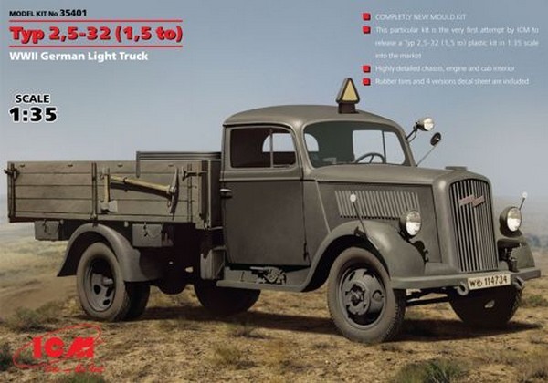Typ 2,5-32 (1,5 to) WWII German Light Truck