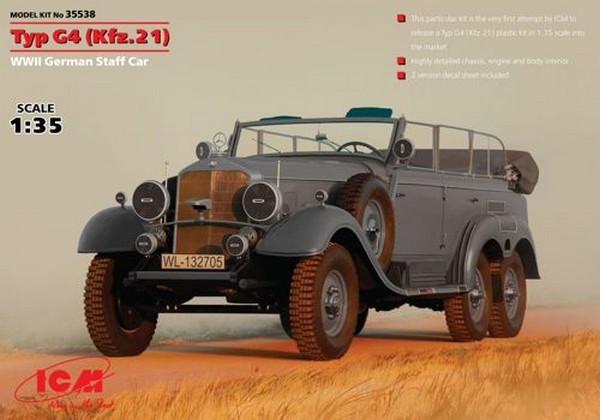 Typ G4 (Kfz.21) WWII German Staff Car