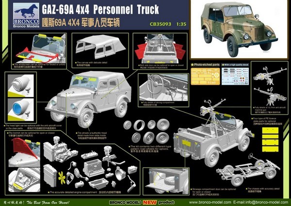 GAZ-69A 4X4 Personnel Truck – Image 2