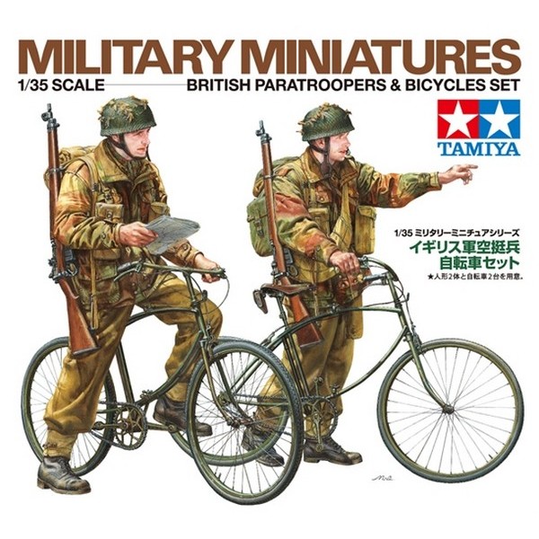 BRITISH PARATROOPERS & BICYCLES
