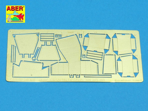 Right stowage bins for Sd.Kfz.250, 252, 253