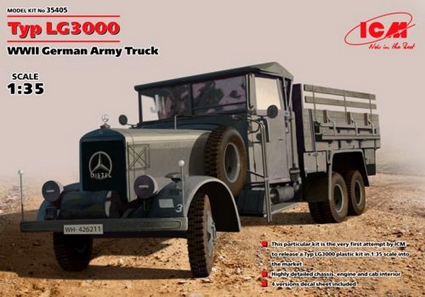Typ LG3000 WWII German Army Truck