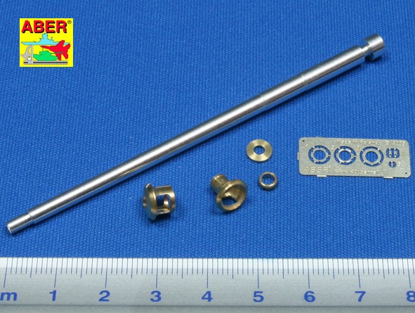 German 75mm barrel Kwk 40 L/48 Late muzzle brake – Image 2