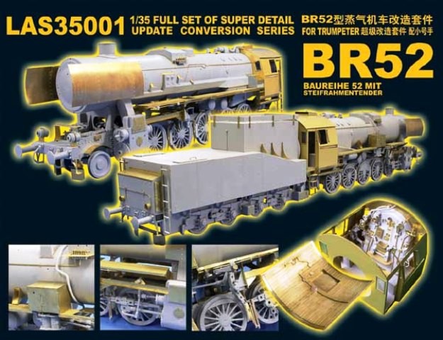 Kriegslokomotive BR52 for Trumpeter 00210