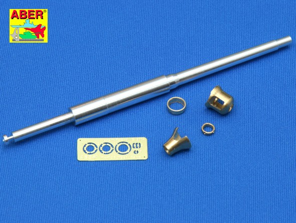 German 88 mm KwK 36 L/56 Barrel with early muzzle brake for Tiger I Early