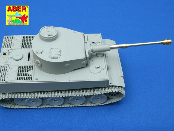 German 88 mm KwK 36 L/56 Barrel with early muzzle brake for Tiger I Early – Image 3