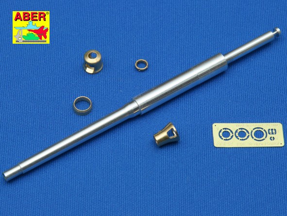 German 88 mm KwK 36 L/56 Barrel with late muzzle brake for Tiger I middle late