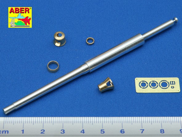German 88 mm KwK 36 L/56 Barrel with late muzzle brake for Tiger I middle late – Image 2