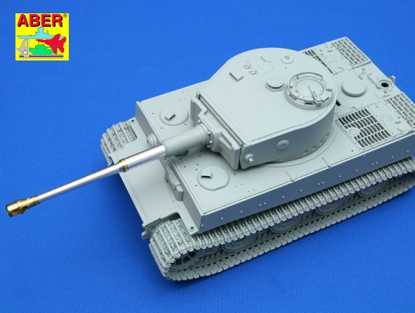 German 88 mm KwK 36 L/56 Barrel with late muzzle brake for Tiger I middle late – Image 3
