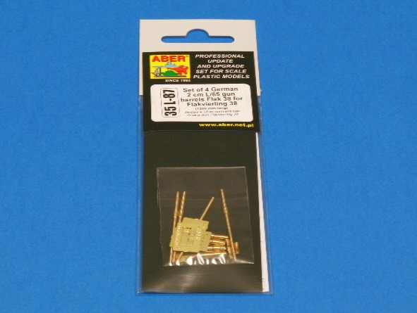 Set of 4 German 2cm L/65 gun barrel for Flakvierling 38 – Image 3