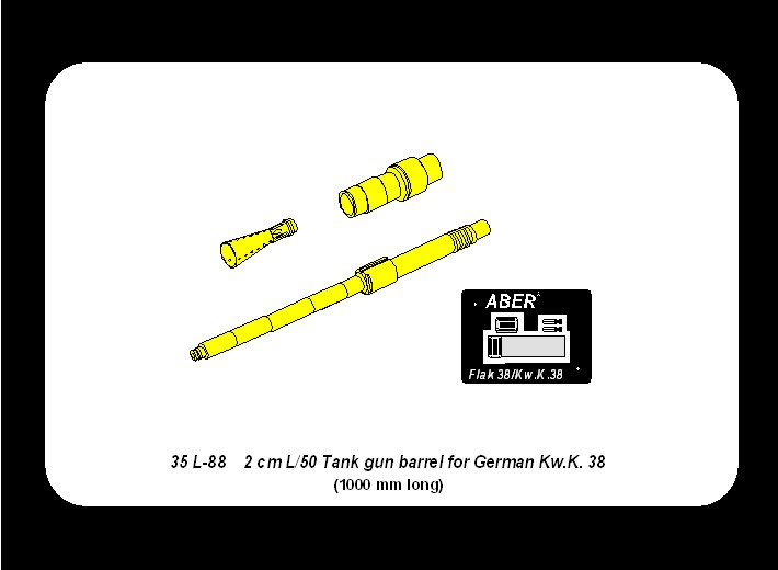 German 2cm L/50 gun barrel for KwK 38 – Image 5