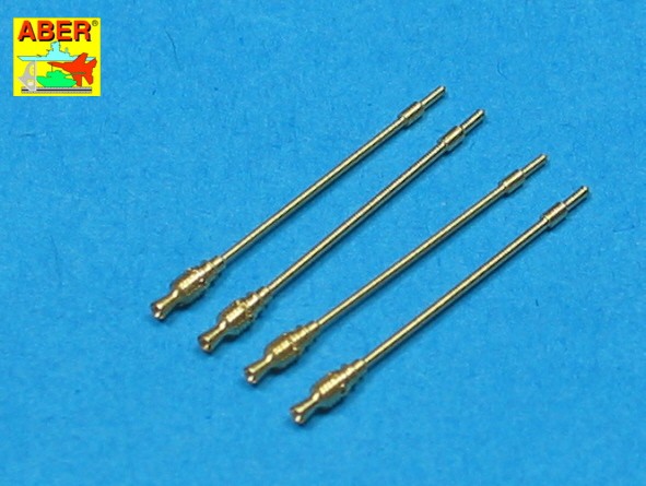 Set of 4 barrels for German machine guns MG42 without jacket