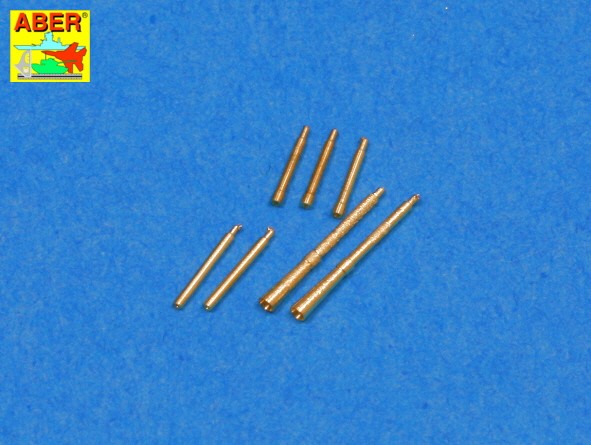 Set of 7 barrels tips for Soviet Degtijarew DT and DP machine guns