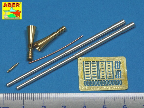 Set of 5,5cm Rheinmetall Geraet 58 barrels for German E-50 Flakpanzer – Image 2