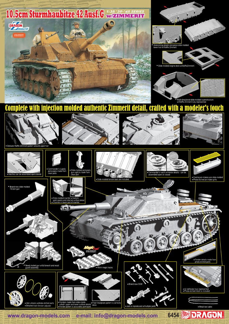 10,5 cm STURMHAUBITZE 42 Ausf.G w/ZIMMERIT – Image 2