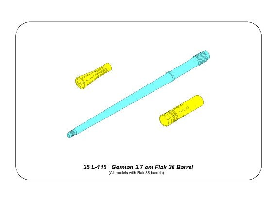 Fut de canon 7,5cm pour Flak 36 – Image 9