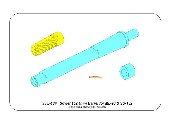 Soviet 152,4mm ML-20S Barrel for SU-152 – Image 10