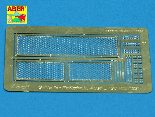 Grilles pour PzKpfw II ausf L Luchs (Sd.Kfz.123)