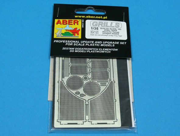 Grilles for german tank Sd.Kfz. 182 King Tiger (Porsche Turret) – Image 4