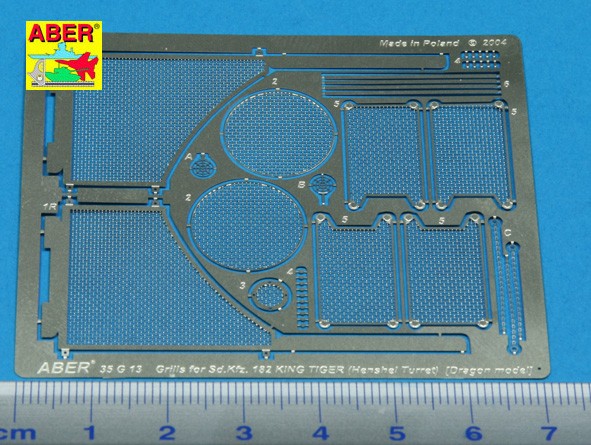 Grilles for german tank Sd.Kfz. 182 King tiger (henshel Turret) – Image 2