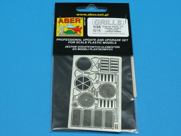 Grilles pour Sd.Kfz.171 Panther Ausf.G late Tamiya – Image 4
