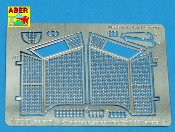 Grilles anti grenades pour Sd.Kfz. 234/1, 140/1, 251/23 et 250/9