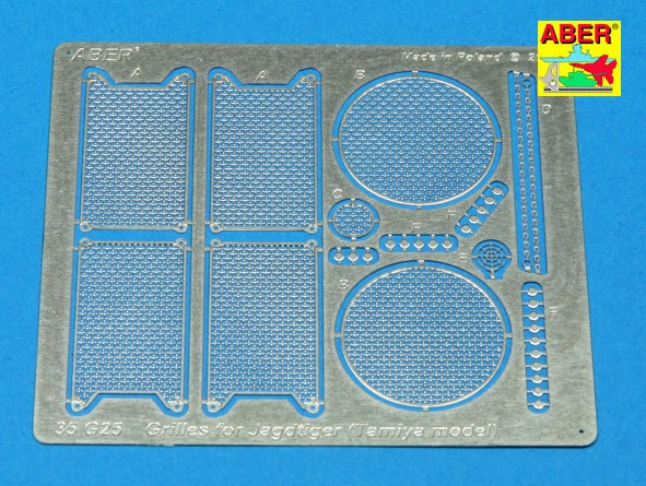 Grilles pour Jagtiger (Sd.Kfz.186) Tamiya