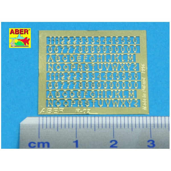 lettres et chiffres 1.5mm toute échelles – Image 2