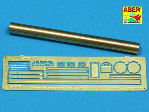 Tube de rangement pour antennes de reserve Panther et Jagdpanther